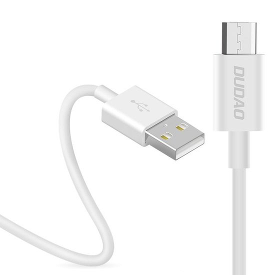 DUDAO L1M kabel USB / Micro USB 3A 1m, bela