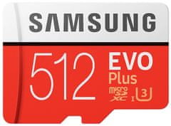 Samsung Evo Plus micro SD kartica, 512 GB + SD adapter