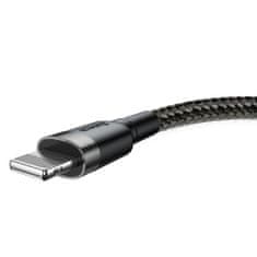 BASEUS Cafule kabel USB / Lightning QC3.0 2m, siva