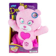 Doodle Bear modna medvedka, roza