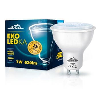  ETA LED žarnica, GU10, 7 W, nevtralno bela 