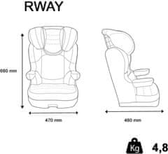 Nania R-way Spiderman LX avtosedež, črn