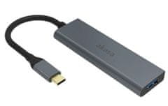 Akasa AK-CBCA25-18BK USB-C vozlišče (hub), 4-portno