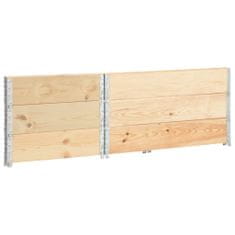 Vidaxl Visoke grede 3 kosi 80x120 cm trdna borovina