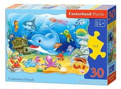 Castorland Puzzle Podvodni prijatelji 30 kosov