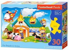 Castorland Puzzle Gasilci v akciji 30 kosov