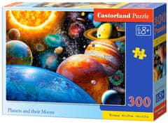 Castorland Puzzle Planeti in njihove lune 300 kosov