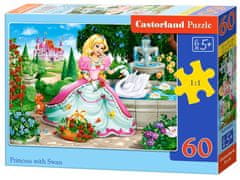 Castorland Puzzle Princesa z labodom 60 kosov