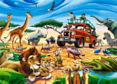 Castorland Puzzle Pustolovščina na safariju 180 kosov