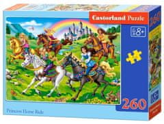 Castorland Puzzle Princeske na vožnji 260 kosov