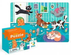 Puzzle Mini Crazy Cats 35 kosov