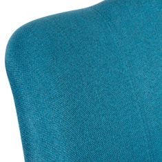 Bruxxi Jedilni stoli Kelly (SET 2 kosa), tekstil, modra