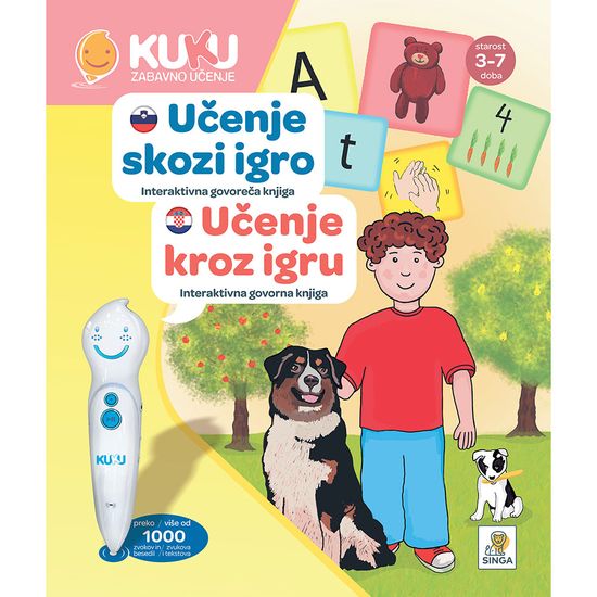 Singa Kuku Zabavno Učenje knjiga Učenje skozi igro, interaktivna