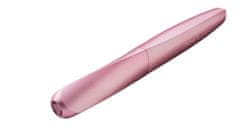 Pelikan Twist nalivno pero, roza + 2 črnilna vložka