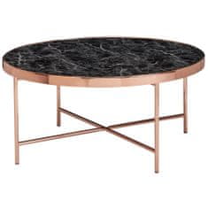 Bruxxi Kavna mizica Kirst, 82 cm, črni marmor