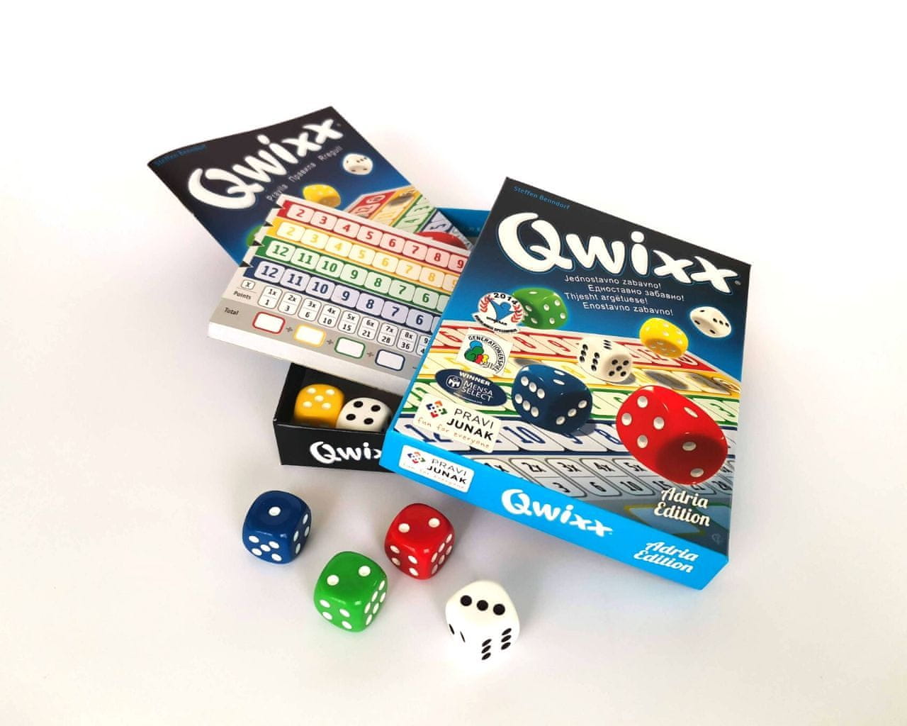 Pravi Junak igra s kockami Qwixx Mixx Recharge Pack, razširitev