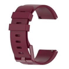 BStrap Silicone (Large) pašček za Fitbit Versa / Versa 2, wine red