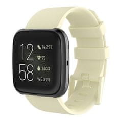 BStrap Silicone (Large) pašček za Fitbit Versa / Versa 2, Beige