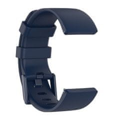 BStrap Silicone (Large) pašček za Fitbit Versa / Versa 2, dark blue