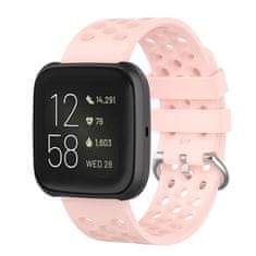 BStrap Silicone (Large) pašček za Fitbit Versa / Versa 2 Pole, sand pink