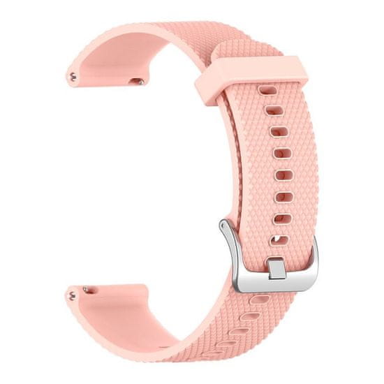 BStrap Silicone Land pašček za Garmin Vivoactive 4, sand pink