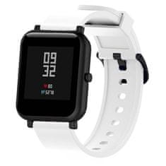 BStrap Silicone pašček za Xiaomi Amazfit GTS, white