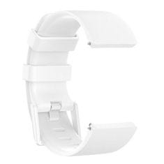 BStrap Silicone (Large) pašček za Fitbit Versa / Versa 2, white