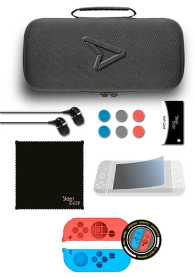 Steelplay Carry & Protect Kit 11-v-1 + Joypad ovitka (Switch)