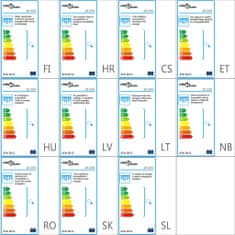 Vidaxl Stropna svetilka z dimastimi kroglicami črna okrogla G9