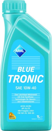 Aral motorno olje Blue Tronic 10W-40, 1 l