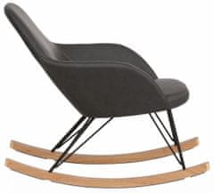 Danish Style Gugalni stol Tamar, siv