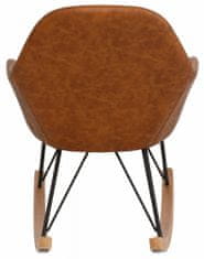 Danish Style Gugalni stol Tamar, konjak