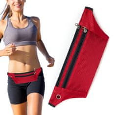 MG Ultimate Running Belt tekaški pas, rdeč