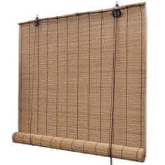 Greatstore Bambusove rolete, 80 x 160 cm, rjave barve