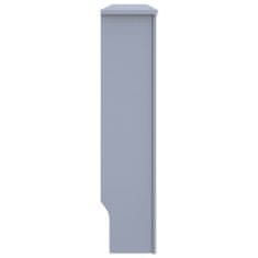 Greatstore Pokrov za radiator antraciten 152x19x81 cm mediapan