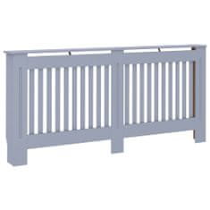 Vidaxl Pokrov za radiator antraciten 172x19x81 cm mediapan