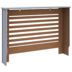 Greatstore Pokrov za radiator antraciten 112x19x81 cm mediapan