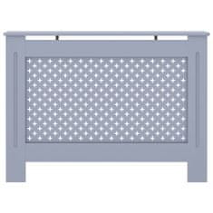 Vidaxl Pokrov za radiator antraciten 112x19x81 cm mediapan