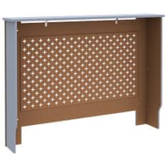 Greatstore Pokrov za radiator antraciten 112x19x81 cm mediapan