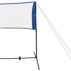 Greatstore Mreža za badminton s perjanicami 600x155 cm