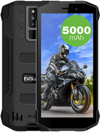 Evolveo StrongPhone G5 telefon, 2GB/16GB, črn