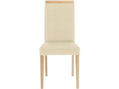 Danish Style Jedilni stol Reve (SET 2), kremasta barva / naravni les