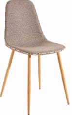 Danish Style Jedilni stol Cant (SET 2 kosa), cappuccino