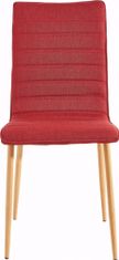 Danish Style Jedilni stol Port (SET 2 kosa), rdeča