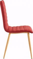 Danish Style Jedilni stol Port (SET 2 kosa), rdeča