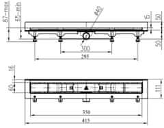 Liv W 350 M ENERGY kanaleta za tuš (674773)