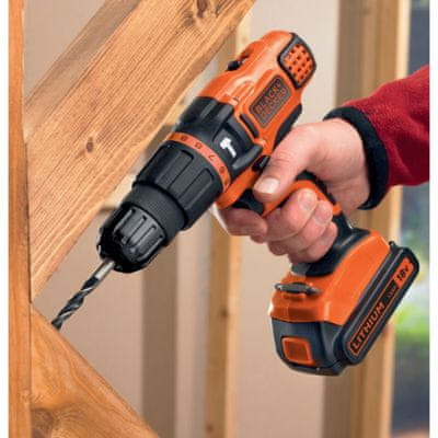 Black+Decker akumulatorski udarni vrtalnik BDCH188N