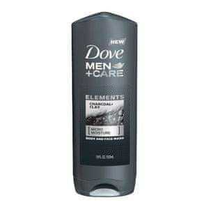 Dove Men + Care gel za prhanje Charcoal & Clay, 400 ml