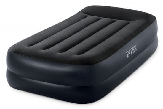 Intex Twin Pillow napihljiva postelja, Fiber Tech, 191 x 99 x 42 cm