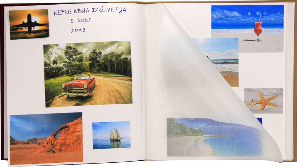 Walther Design Album Fotografico Fun 30x30 cm Blu Oceano 100 Pagine